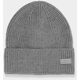 Kesi Men's winter hat with 4F logo grey Cene