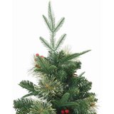 vidaXL Umetno Zložljivo Božično Drevo Zelena 150 cm PVC, PE in jeklo | Shoptok.si