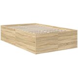  Krevetna konstrukcija s uzglavljem Sonoma hrast 120 x 190 cm | shoptok.hr