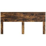  Uzglavlje s uzglavljem Dimljeni hrast 200 cm Konstruirano drvo | shoptok.hr