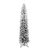  Mršavo božićno stablo 300 LED-ova i set kuglica i snijega zeleni 180 cm | shoptok.hr