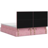  Krevet od pjene s madracem i LED-om Ružičasta 160 x 200 cm | shoptok.hr