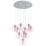 Eglo 901922 - visilica na sajli ariscani 10xE27/60W/230V sjajni hrom | Eponuda.com