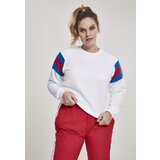 Urban Classics Ladies Sleeve Stripe Crew White/Light Blue/Baked | shoptok.hr