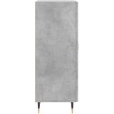  Komoda siva boja betona 34 5x34x90 cm od konstruiranog drva | shoptok.hr