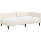  Kotni okvir postelje z matrico Drugo 2 pcs krema Žamet, (5000123356) | Shoptok.si