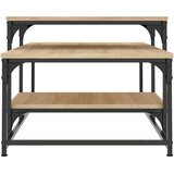  Stolić za kavu boja hrasta 102x60x45 cm konstruirano drvo | shoptok.hr