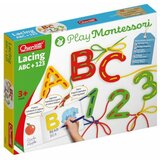 Quercetti Play Montessori – Prepletanje ABC+123 Cene