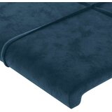  Uzglavlje s ušima tamnoplavo 103x16x118/128 cm baršunasto | Eponuda.ba