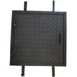 ATO Poklopac metalni 500x500mm crni rebrasti lim | Eponuda.com