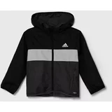 Adidas Otroška jakna LK TIBERIO WB črna barva, IW0548