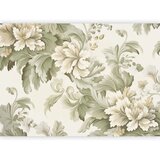  Foto tapeta - Retro Vintage Flowers in Delicate Cream and Green Colors 450x315 Standard | shoptok.hr