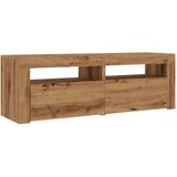 vidaXL TV ormarić LED boja hrasta 120x35x40 cm konstruirano drvo | shoptok.hr
