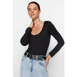 Trendyol Bodysuit - Black - Slim fit Cene