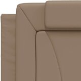  Krevet s madracem boja cappuccina 90 x 200 cm od umjetne kože | shoptok.hr