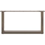 Noge za klub stolić U-oblik 2 kom Prirodni čelik 60 x (30-31) cm Čelik | shoptok.hr