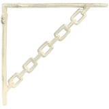  Nosači za zidne police 12 kom. Antič White 21 x 21 x 3.5 cm | shoptok.hr