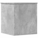  Kutija za pohranu boja betona 40x42x46 cm konstruirano drvo | shoptok.hr