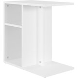 Furnova Stranska mizica bela 50x30x50 cm iverna plošča, (21914569) | Shoptok.si
