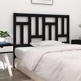  Uzglavlje za krevet crno 205 5 x 4 x 100 cm od masivne borovine | shoptok.hr
