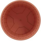  Okrogli cvetlični lonec 6 pcs Kamnito rdeča Ø 17 x 14 cm, (5000207669) | Shoptok.si