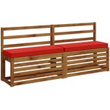  Jastučići za klupe - 2 dijela VUGHT 2 pcs 100% poliester Crvena | shoptok.hr