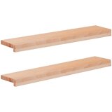  Prozorske klupice 2 kom. Prirodna 70 x 20 x 2 cm | shoptok.hr