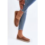 Boto EVENTO Women's Suede Espadrilles Brown Vulcano | Shoptok.si