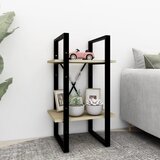 vidaXL Ormarić za knjige s 2 razine boja hrasta 40x30x70 cm od iverice Cijene