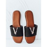 DStreet Klapki damskie SOLVINA czarne | Shoptok.si
