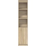 vidaXL Visoka omara sonoma hrast 37,5x35x180 cm inženirski les | Shoptok.si