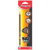 Maped grafitni svinčnik Black'peps z radirko, HB, 3 kosi Cene