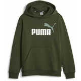 Puma ESS + 2 COL BIG LOGO HOODIE FL B Majica za dječake, zelena, veličina