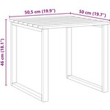  Stol Prirodna 50,5 x 50 x 46 cm Impregnirana borovina | shoptok.hr