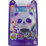 Polly Pocket Mattel Mini: Pet Connects - Kompaktni komplet za igranje s pandami (HRD38), (21382092) | Shoptok.si