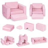 ECO TOYS DIY modularna sofa sa 8 jastuka - pink Cijene