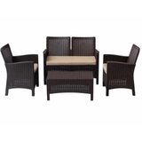  Baštenska garnitura Rattan 2 Brown 9402B | ePonuda.com