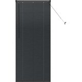 vidaXL Okenska roleta z zavesami Drugo Črna 80 x 175 cm Aluminij | Shoptok.si