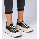 Gemre Black women's fabric sneakers Katerin | Shoptok.si