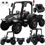 Veliki Velik traktor s prikolico 4×4 – črn Cene
