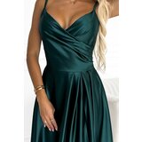 Numoco Elegant satin maxi dress with straps | shoptok.hr