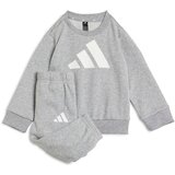 Adidas Športna trenirka siva / bela Cene