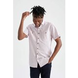 Defacto Slim Fit Poplin Short Sleeve Shirt | shoptok.hr