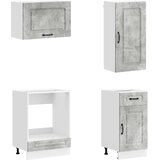  Kuhinjska jedinica KALMAR 8 pcs Betonska siva Konstruirano drvo | shoptok.hr