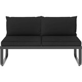 vidaXL 4-dijelna vrtna kutna garnitura s jastucima aluminij i WPC | shoptok.hr
