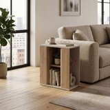 Hanah home pomoćni sto ventro, 45 cm, peščar / prirodno drvo Cene