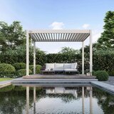 Gardenson Pergola Trumpf, Biserna Barva, 3x3,6m | Shoptok.si