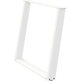  Noge za blagovaonski stol U-oblik 2 kom Bijele 100 x (72-73) cm Čelik | shoptok.hr