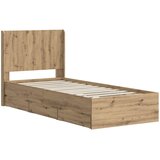  Krevetna konstrukcija s pohranom i uzglavljem Hrast artisan | shoptok.hr