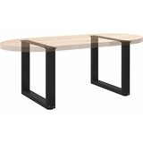  Noge za klub stolić U-oblik 2 kom Crne 50 x (42-43) cm Čelik | shoptok.hr